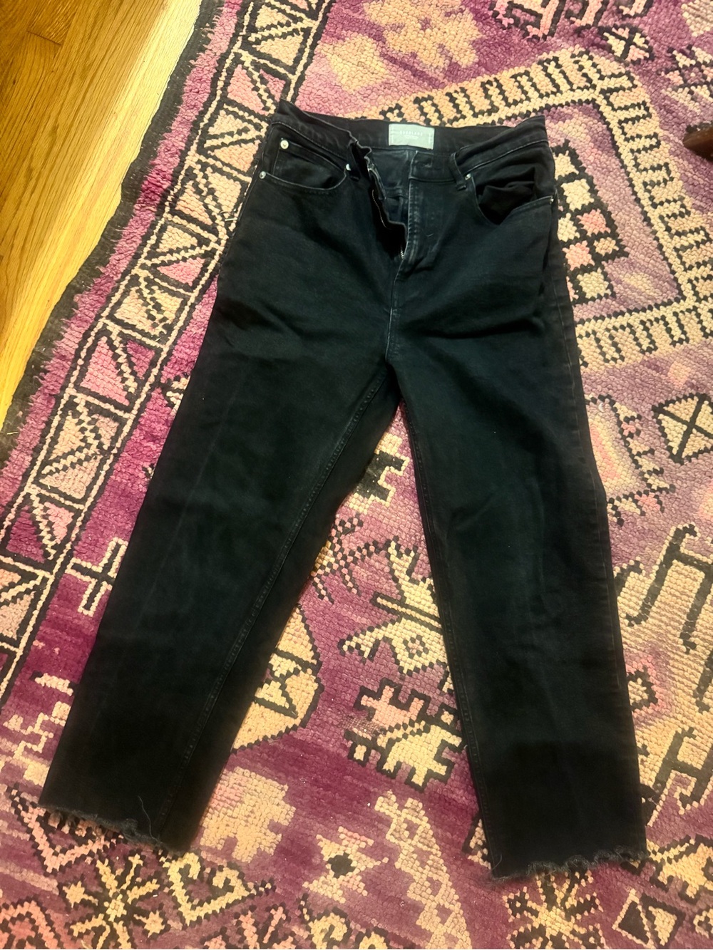 Everlane Black Women’s Jeans - The Way High Jean. Size 28 regular